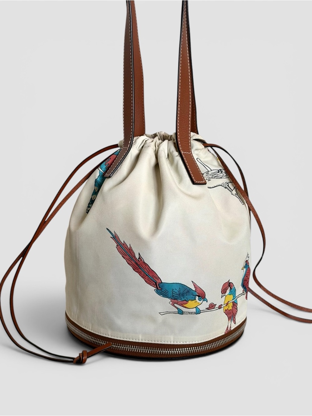 Loewe Paula’s Ibiza Convertible Nylon & Leather Bag